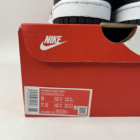 Nike Shoes Dunk High WMNS “Panda/Black White” 2024 - Picture 5 of 5